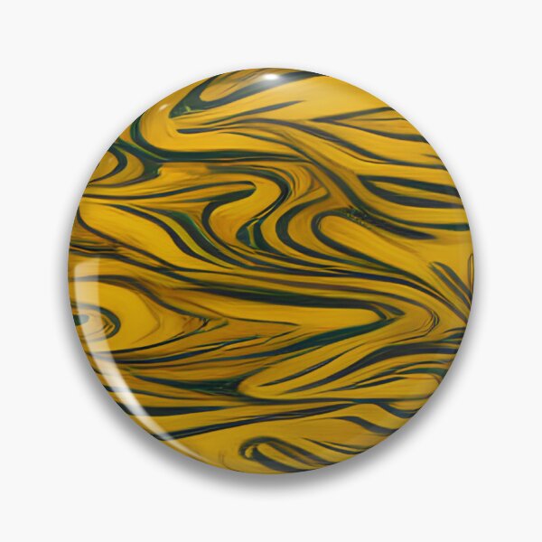 Item preview, Add a pop of color to your life with the Groovy Swirling Liquid Pattern - gold  [AI generated, AI art ,schoolbag aesthetic ] designed and sold by 3ac-Arts.