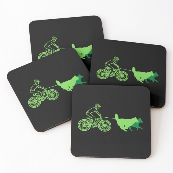 Item preview, Bikejor Husky Male Green designed and sold by DoggoWisdoms.