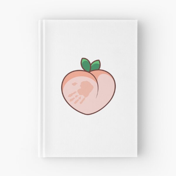 Item preview, Hand print on peach designed and sold by BRoseCreations.
