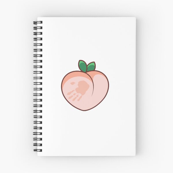 Item preview, Hand print on peach designed and sold by BRoseCreations.