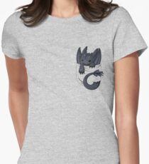 Is that a dragon in your pocket? Women's Fitted T-Shirt
