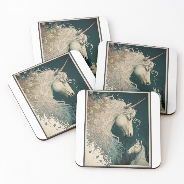 Item preview, The Last Unicorn Vintage Horse Mystical designed and sold by IngeniousPrint.