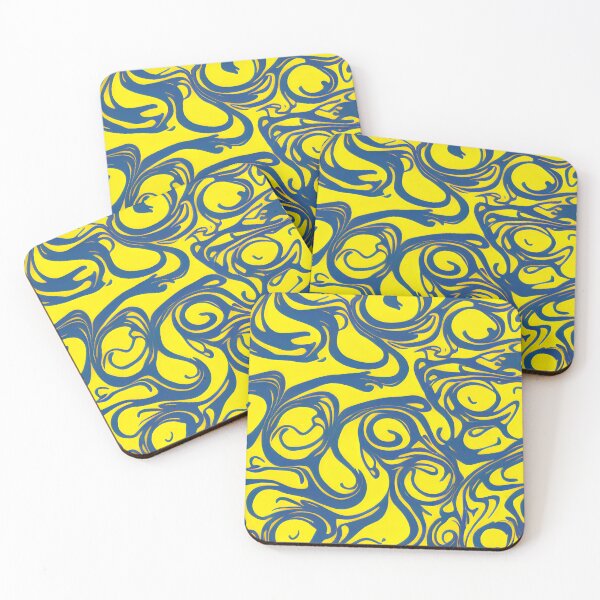 Item preview, Add a pop of color to your life with the Groovy Swirling Liquid Pattern - yellow  [AI generated, AI art ,schoolbag aesthetic ] designed and sold by 3ac-Arts.