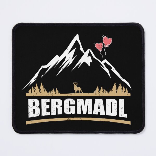 Item preview, Bergmadl Bergmaiden hiking mountaineering designed and sold by StrongShirts.