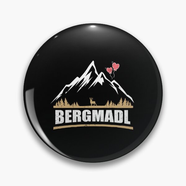 Item preview, Bergmadl Bergmaiden hiking mountaineering designed and sold by StrongShirts.
