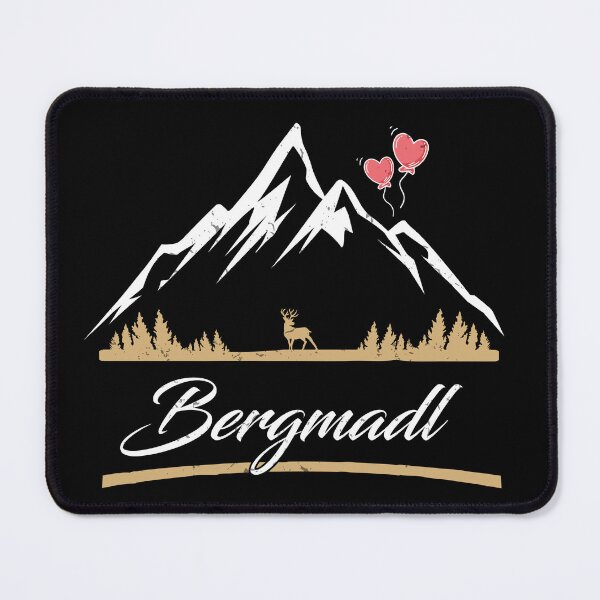 Item preview, Bergmadl Bergmaiden hiking mountaineering designed and sold by StrongShirts.