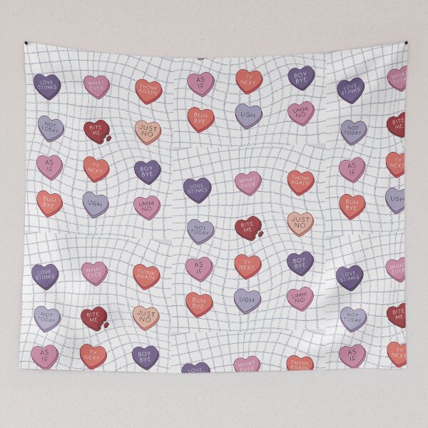 Item preview, Anti Valentines Day Candy Hearts designed and sold by de-luz-designs.