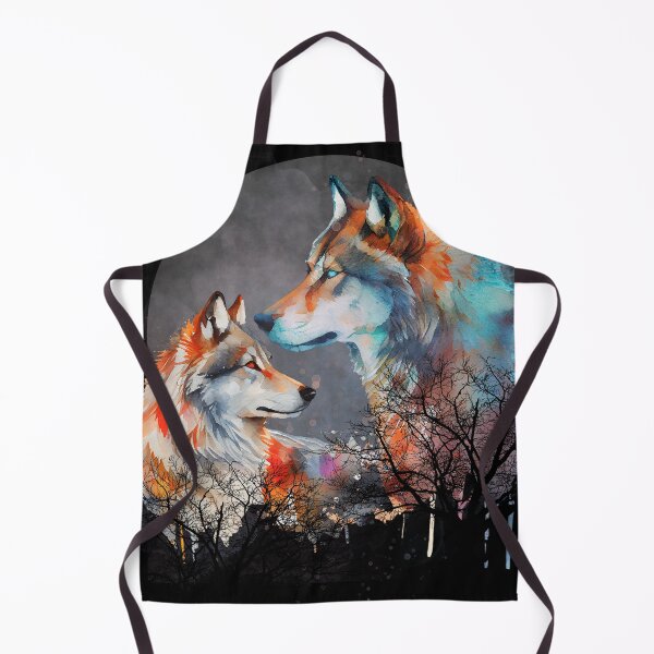 Item preview, Watercolor wolves valentines pack. Wolf pack. designed and sold by MamaNeeaDesigns.