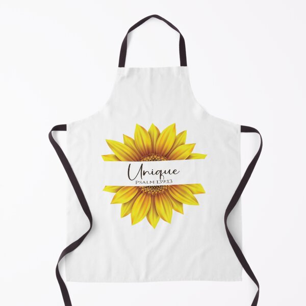 Item preview, Christian Sunflower design - I am Unique - Psalm 139:13 designed and sold by simplydesignart.