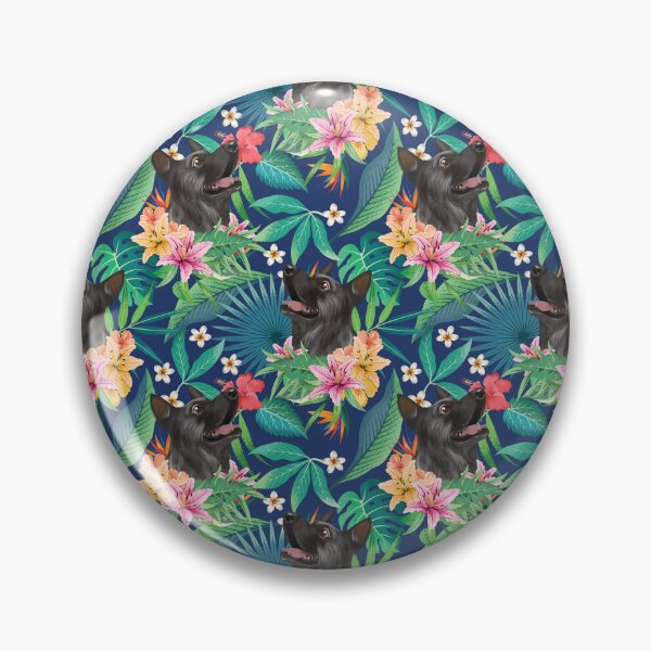 Artikelvorschau, Tropical Black German Shepherd Dog entworfen und verkauft von lulupetart.