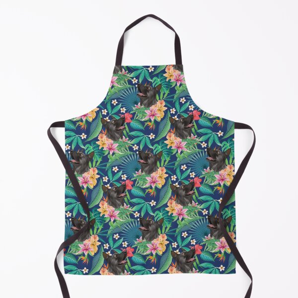 Artikelvorschau, Tropical Black German Shepherd Dog entworfen und verkauft von lulupetart.
