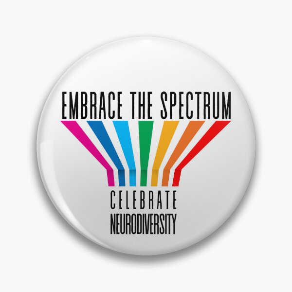 Item preview, Embrace the Spectrum, Celebrate Neurodiversity designed and sold by GS-Imagery.