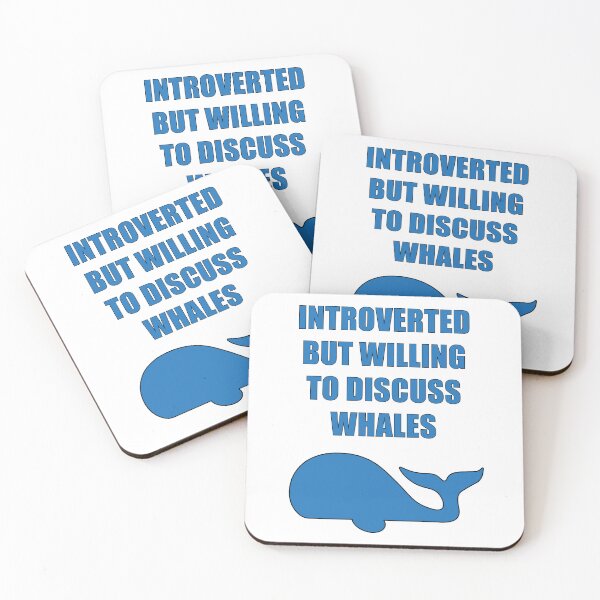 Item preview, Introverted Whale Lover designed and sold by jordangatto.
