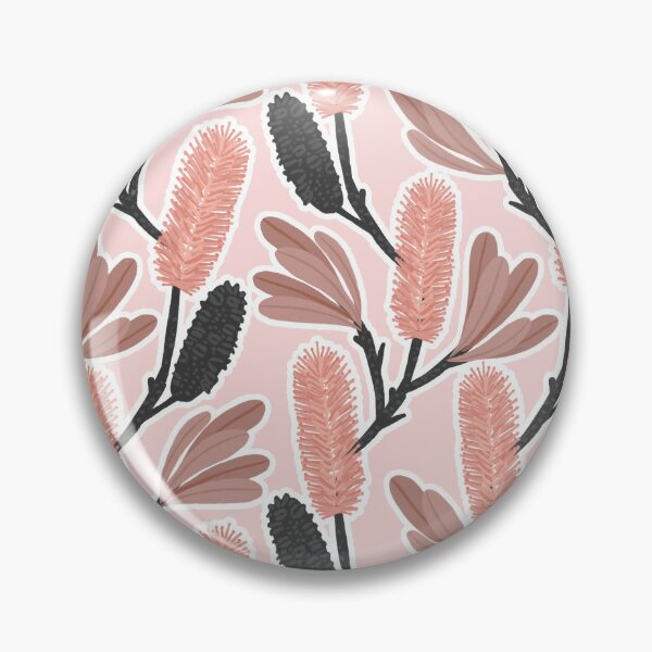 Item preview, Australian Coastal Banksia Pattern - Blush Palette designed and sold by CircusCreative.
