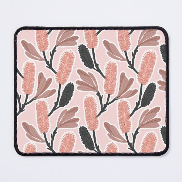 Item preview, Australian Coastal Banksia Pattern - Blush Palette designed and sold by CircusCreative.