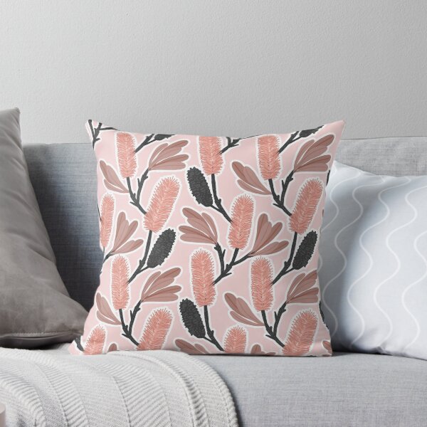 Item preview, Australian Coastal Banksia Pattern - Blush Palette designed and sold by CircusCreative.
