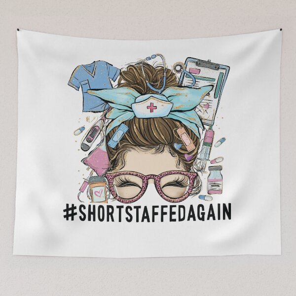 Item preview, #shortstaffedagain designed and sold by TaraGbear.