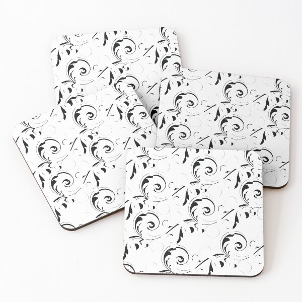 Item preview,  DELICATE BLACK & WHITE ANTIQUE STYLE SCROLL ART designed and sold by sharlesart.