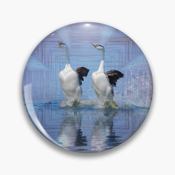Item preview, Rushing Grebes Mating Ritual designed and sold by CarolM.