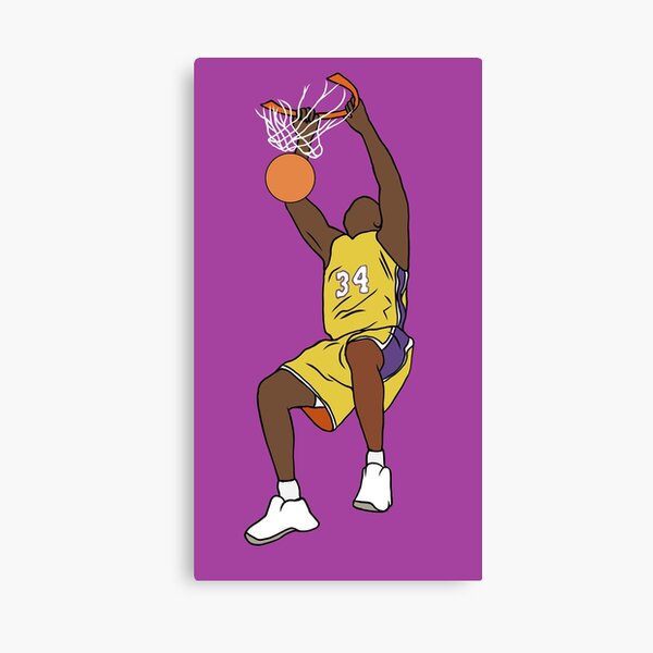 Shawn Kemp Dunk Art Print for Sale by RatTrapTees