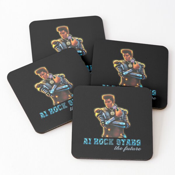 Item preview, AI Rock Stars, Rock & Roll, Cyborgs, Rock Stars, AI Technology, Robotics, Artificial Intelligence designed and sold by classic car craze.