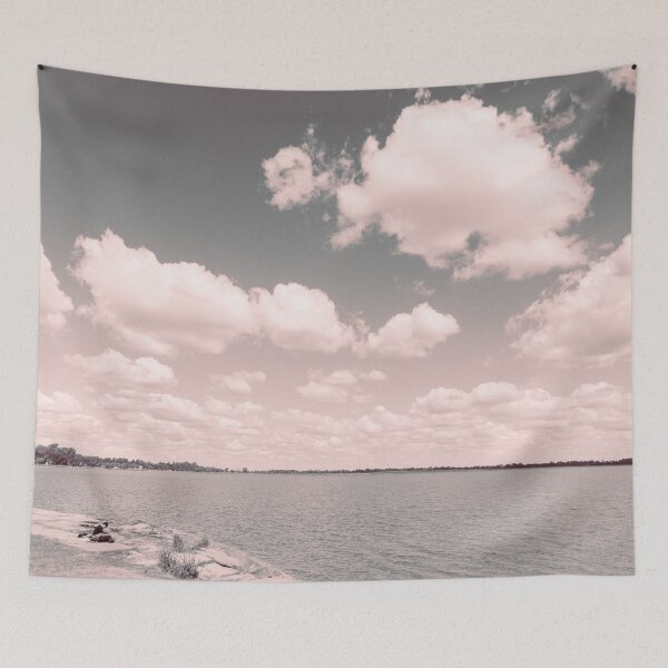 Item preview, Pink sky with fluffy clouds  designed and sold by Origillus.