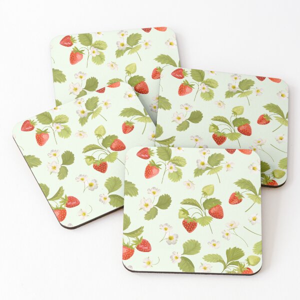 Item preview, Strawberry Fruit, Leaves and Flowers designed and sold by silviaol.