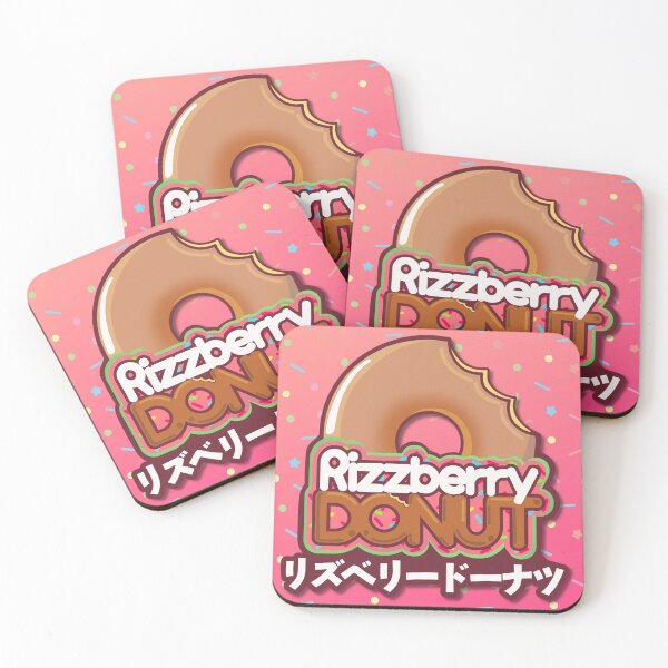 Item preview, RizzberryDonut (JP) Logo Sprinkle BG designed and sold by Rizzberry-Farms.