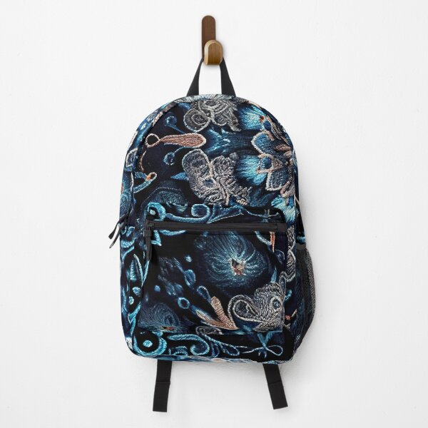 Item preview, embroidery design with vibrant blue threads designed and sold by UmagineArts.