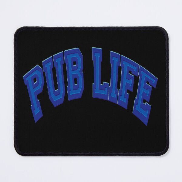 Item preview, Pub Life, varsity font designed and sold by DaveDanchuk.
