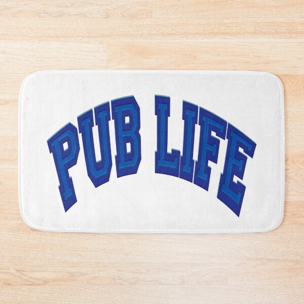 Item preview, Pub Life, varsity font designed and sold by DaveDanchuk.