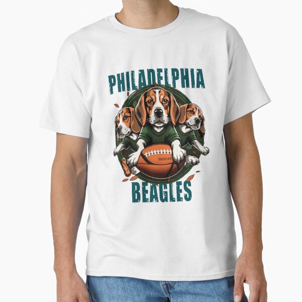 Item preview, Philadelphia Beagles Funny Football Dog Fan designed and sold by WorldOfTeesUSA.