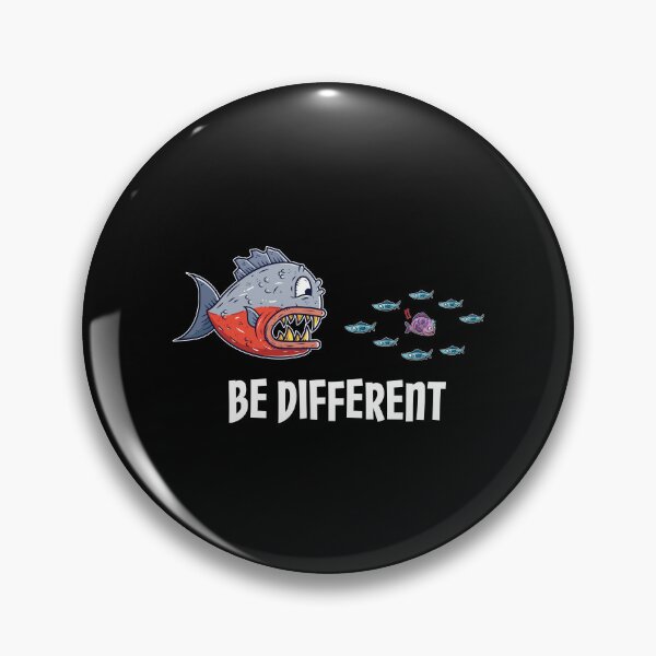 Item preview, Be Different Fish Diver Aquarium Dive designed and sold by StrongShirts.