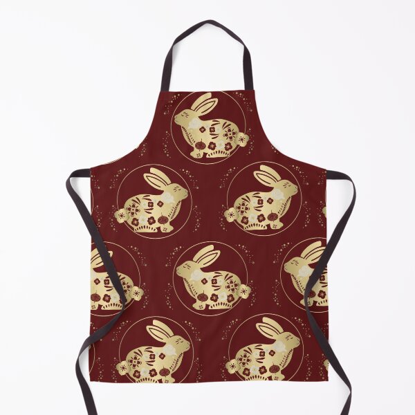 Item preview, Year of the Rabbit Pattern designed and sold by Old Urban Farmhouse Design Studio.