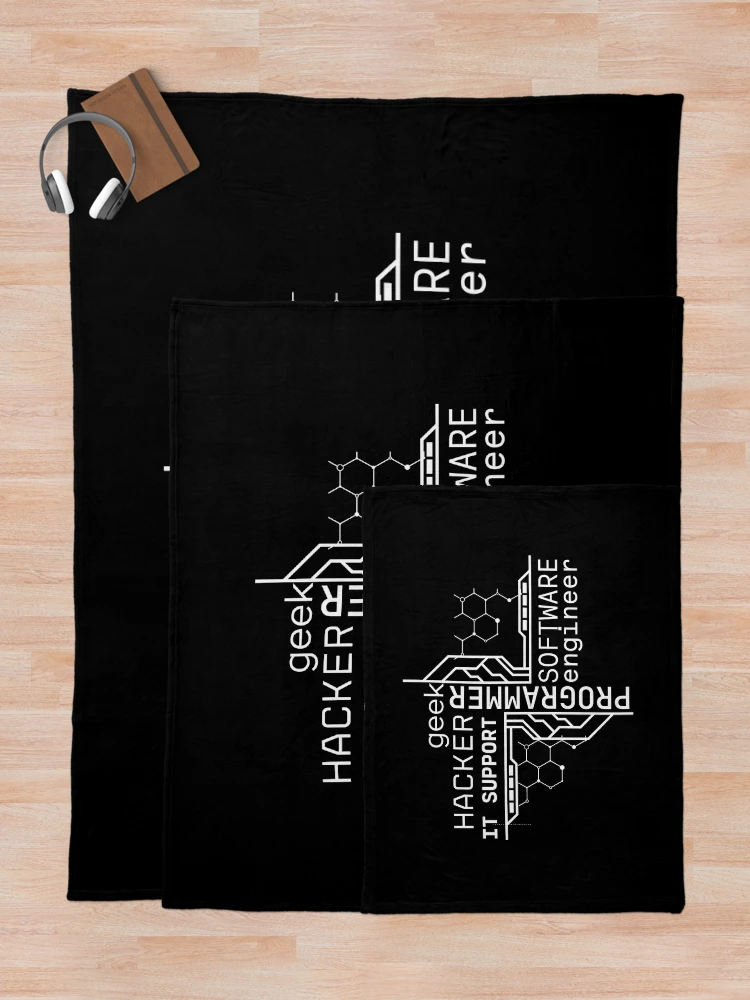 Thumbnail 5 of 6, Throw Blanket, Programmer developer designed and sold by codepuns.