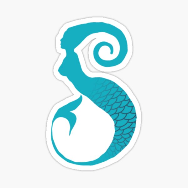 Logo de la sirène ombragée Sticker