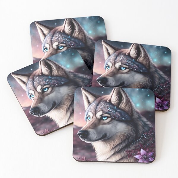 Item preview, Wolfdog Puppy Portrait designed and sold by Nocturne  Paws.