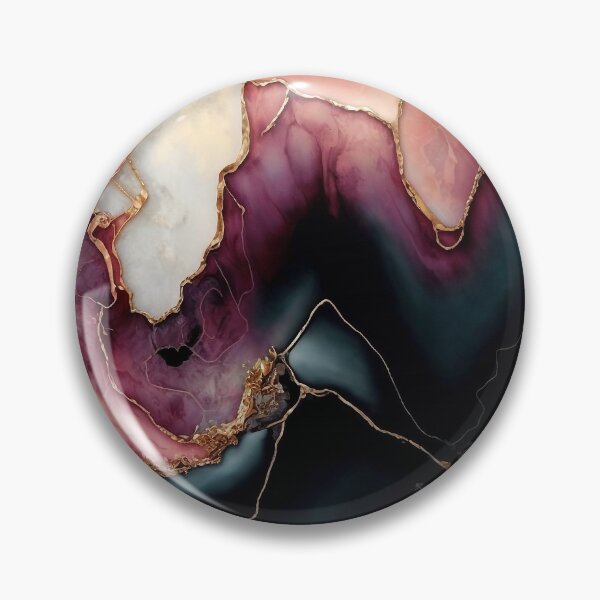 Item preview, Pink Coast - Abstract Alcohol Ink Resin Art designed and sold by inkvestor.