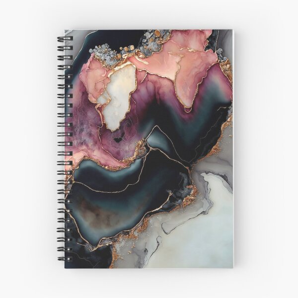 Item preview, Pink Coast - Abstract Alcohol Ink Resin Art designed and sold by inkvestor.