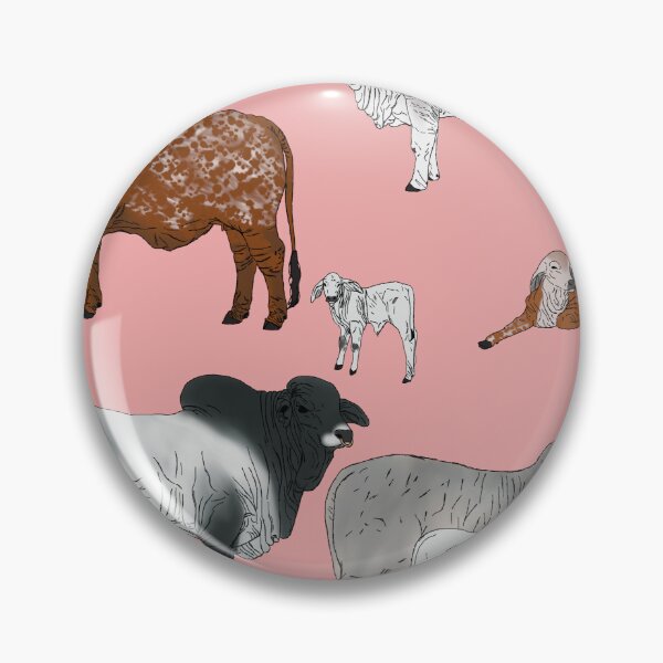 Item preview, Brahman Cattle Pink designed and sold by Ashley Gagnon.