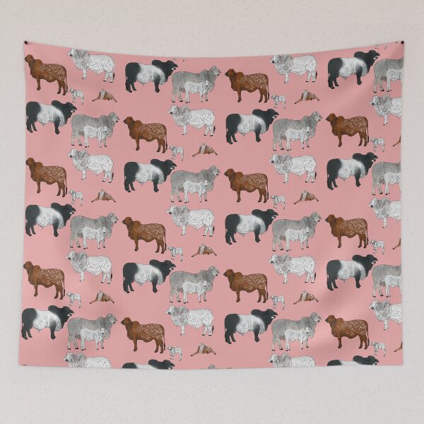 Item preview, Brahman Cattle Pink designed and sold by Ashley Gagnon.