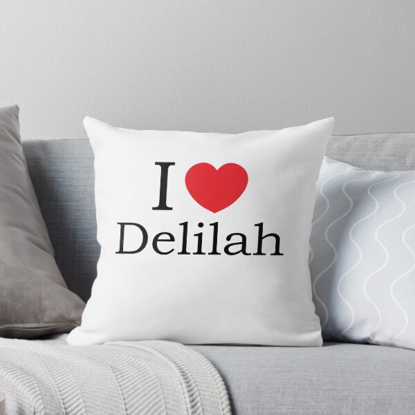 Item preview, I Love Delilah - With Simple Love Heart designed and sold by theredteacup.