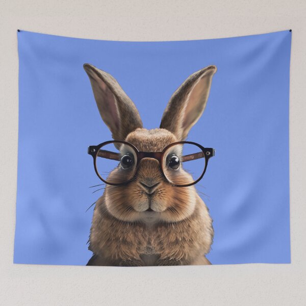 Item preview, Bunny Wearing Glasses designed and sold by ChrisM63.