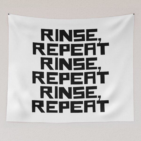Item preview, Rinse Repeat designed and sold by Texterns.