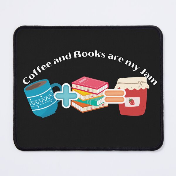 Item preview, Coffee and Books are my Jam designed and sold by RhondaLily.