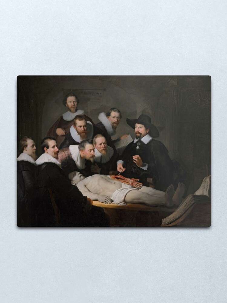 The Anatomy Lesson of Dr Nicolaes Tulp By Rembrandt Poster Wall Art Prints
