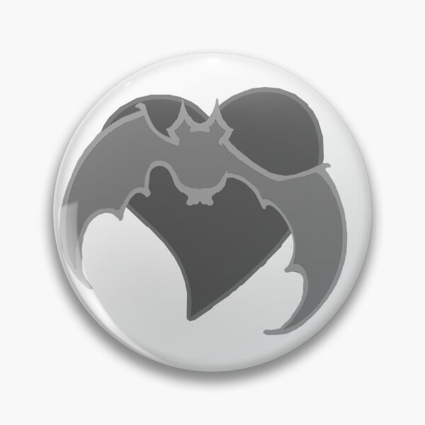 Item preview, hearts & bats in greys designed and sold by DigitalEurydice.