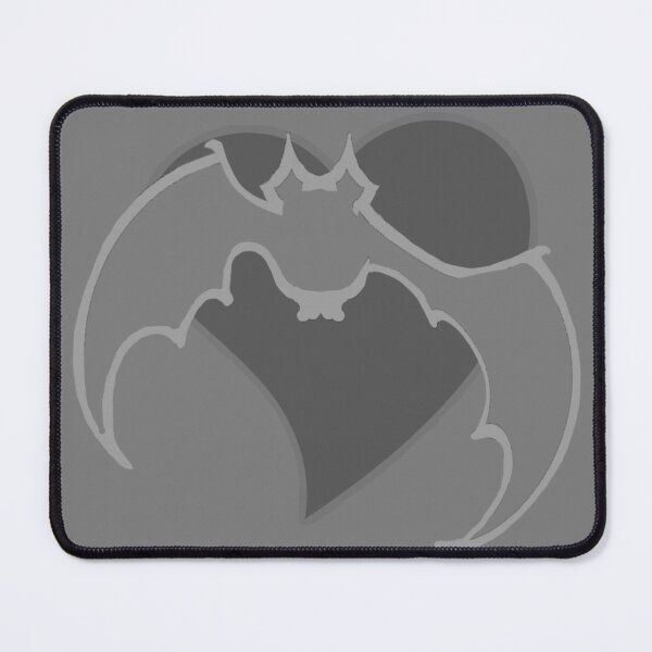 Item preview, hearts & bats in greys designed and sold by DigitalEurydice.