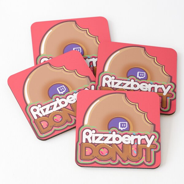 Item preview, RizzberryDonut Twitch Logo (ENG) designed and sold by Rizzberry-Farms.
