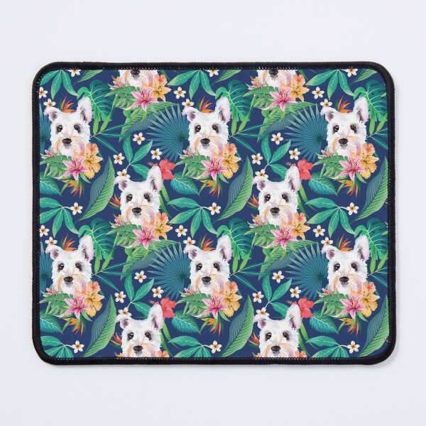 Item preview, Tropical White Miniature Schnauzer designed and sold by lulupetart.
